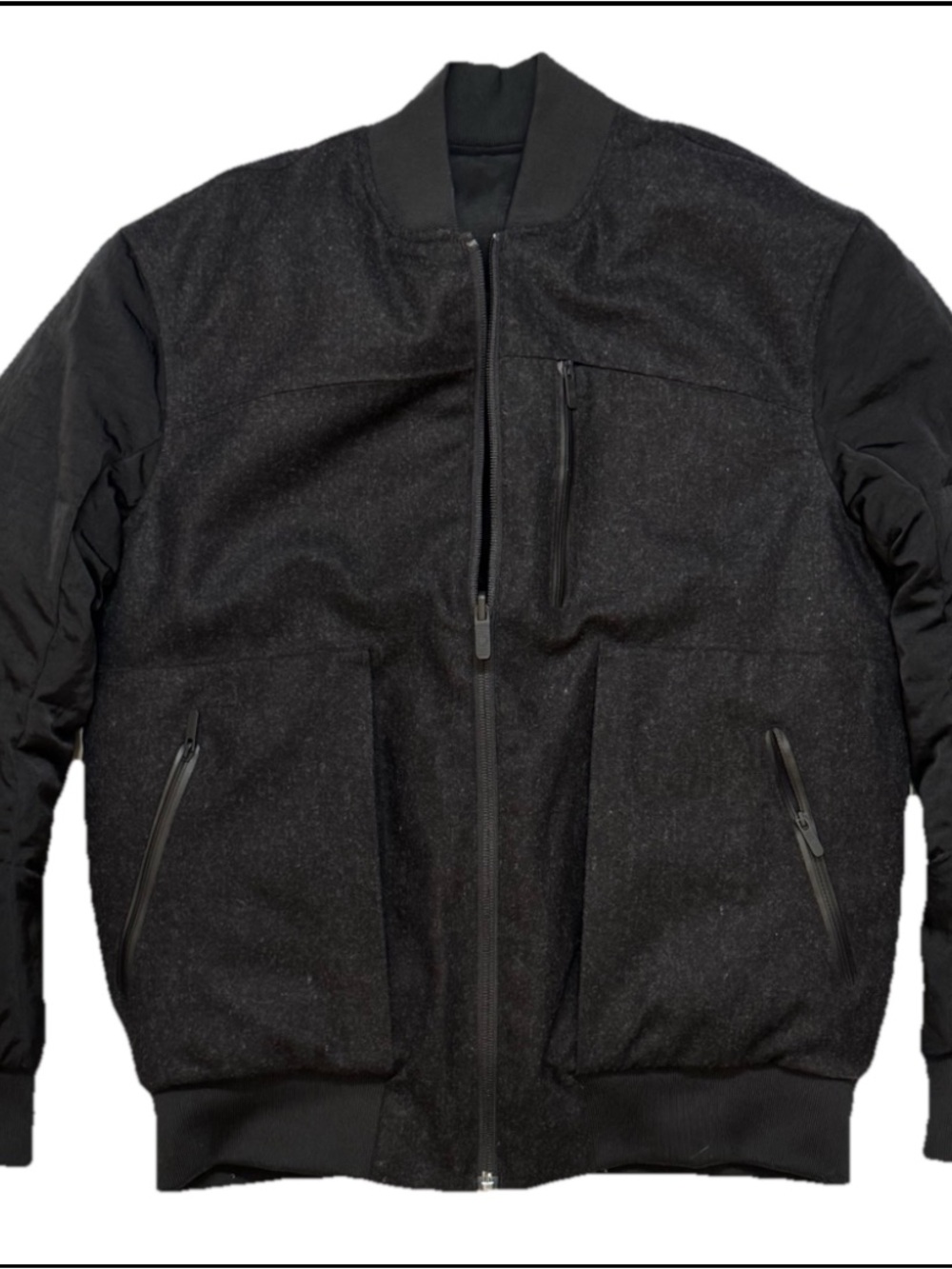 lululemon athletica Black Bomber Jacket
